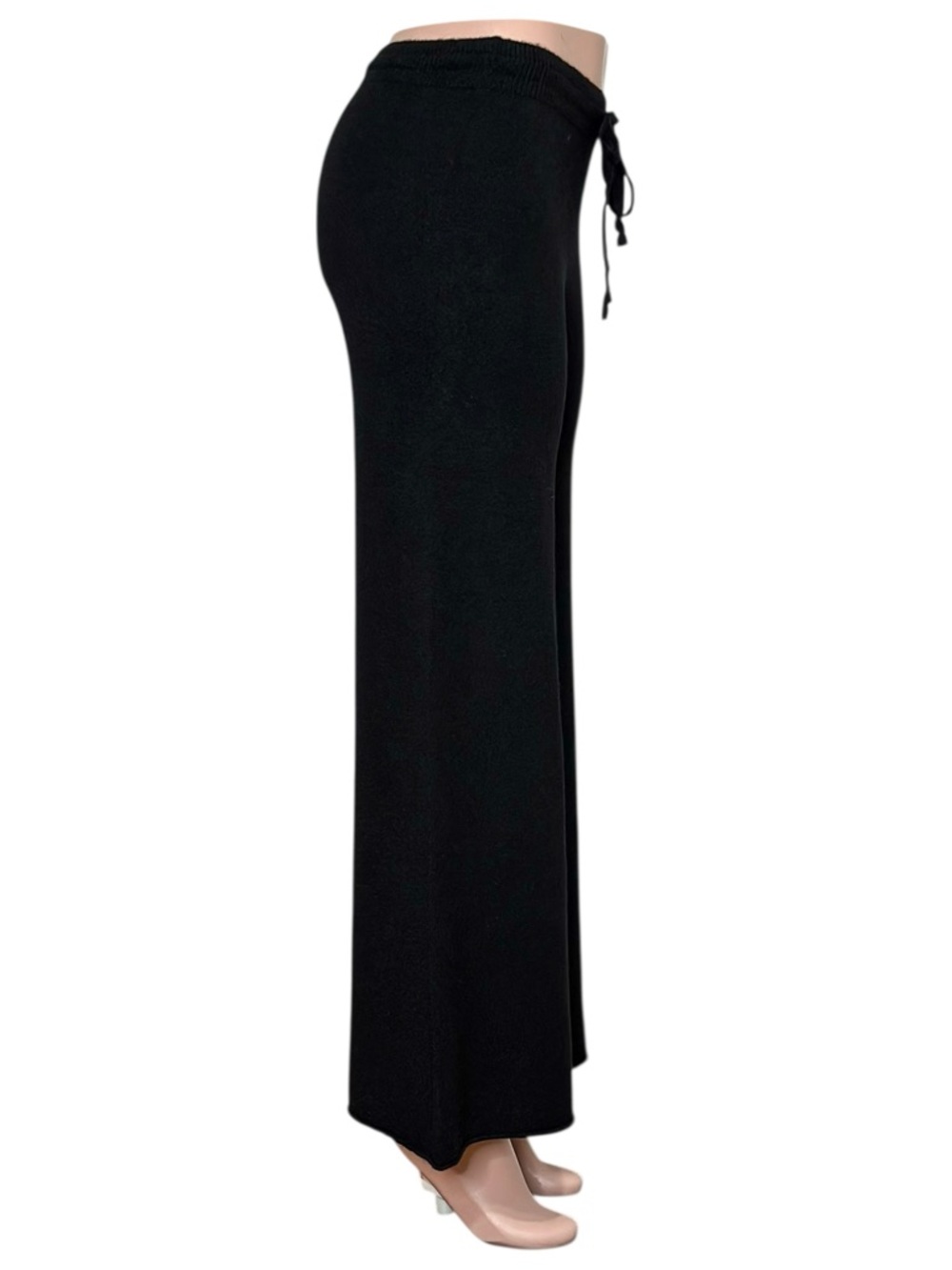 JAKI LONDON Relaxed Soft Knit Pants, Black, S/M - Picture 9 of 12